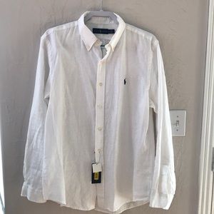 Ralph Lauren Linen ling sleeve shirt